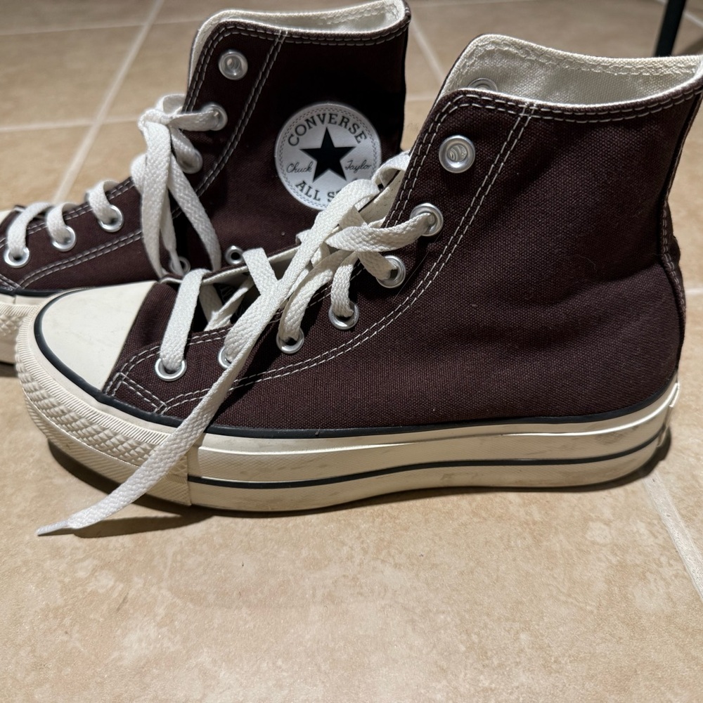 Converse Chocolate High-Top Sneakers